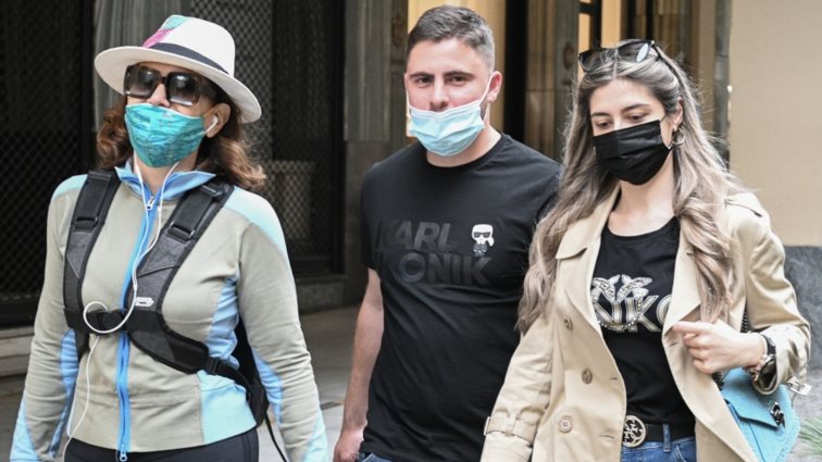 Η Κατερίνα Διδασκάλου σε μια σπάνια εμφάνιση με τα παιδιά της