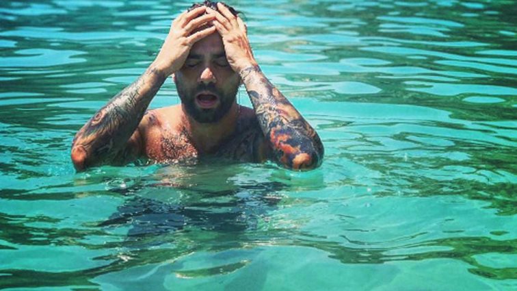 Θοδωρής Μαραντίνης: Το sexy στιγμιότυπο στη θάλασσα