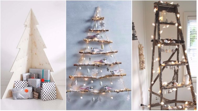 DIY Χριστουγεννιάτικα δέντρα
: 15 + 1 εναλλακτικές προτάσεις για τον φετινό στολισμό