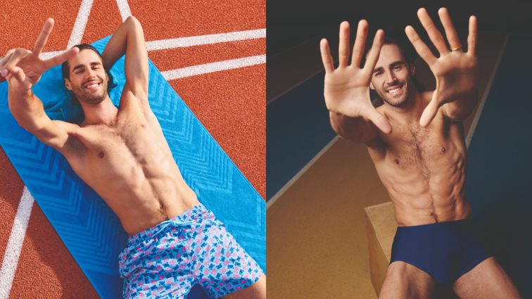 O Gianmarco Tamberi πρωταγωνιστεί στην καμπάνια Yamamay Man Summer 2024