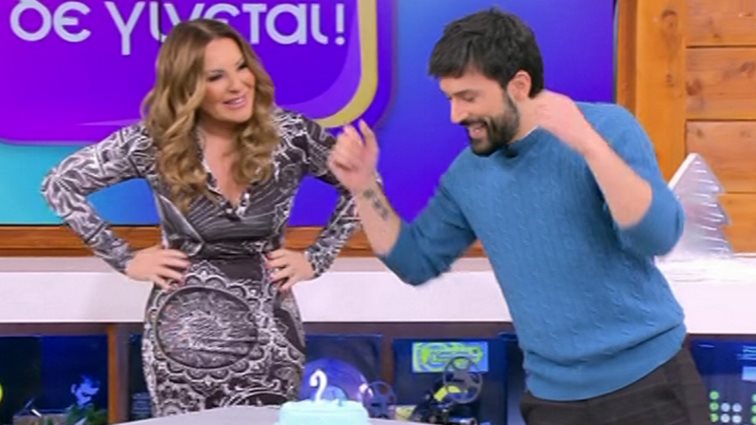 Γενέθλια για τον Παναγιώτη Ραφαηλίδη στο πλατό του "Καλύτερα δε Γίνεται"