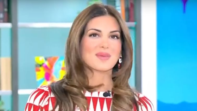 Οι on air ευχές της Σταματίνας Τσιμτσιλή στον σύζυγό της, Θέμη Σοφό