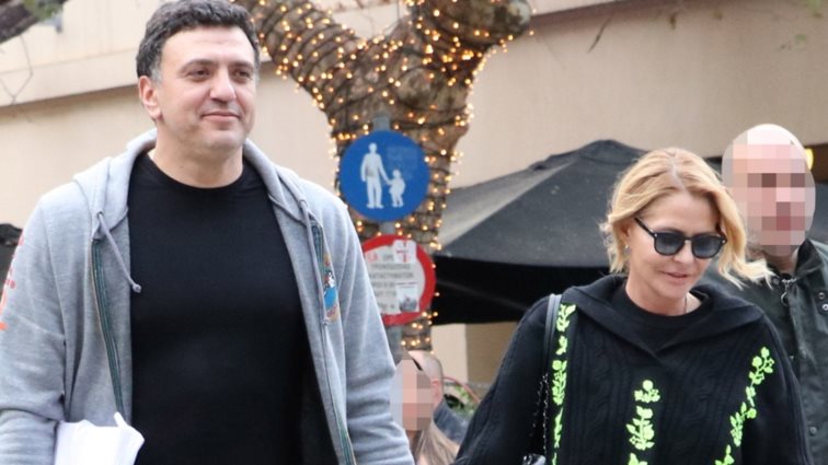 Τζένη Μπαλατσινού &amp; Βασίλης Κικίλιας σε χαλαρές στιγμές