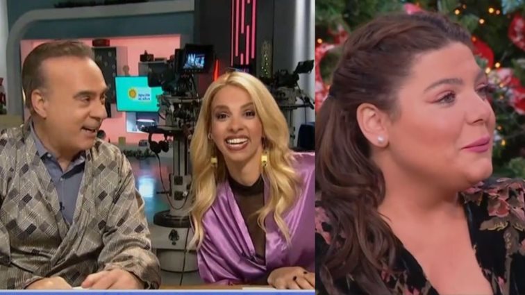 Ο Φώτης Σεργουλόπουλος και η Τζένη Μελιτά σε ανταλλαγή on air μηνυμάτων με τη Δανάη Μπάρκα | Δείτε το βίντεο