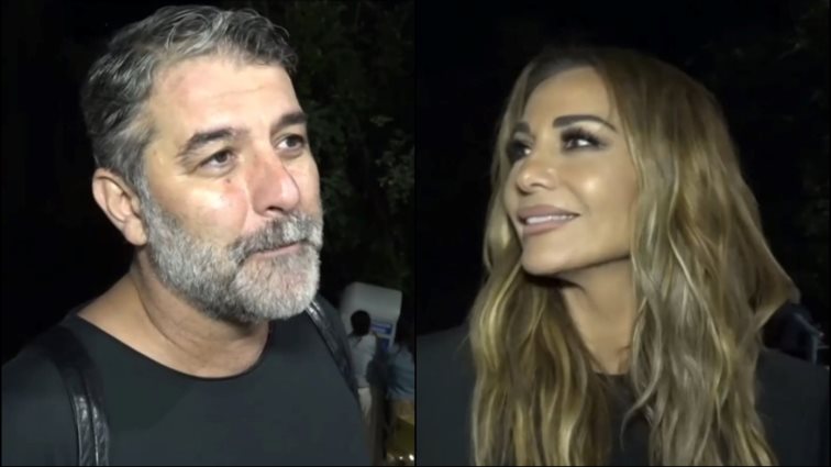 Δέσποινα Βανδή &amp; Βασίλης Μπισμπίκης χέρι-χέρι στο Ηρώδειο! Όσα είπαν στις κάμερες