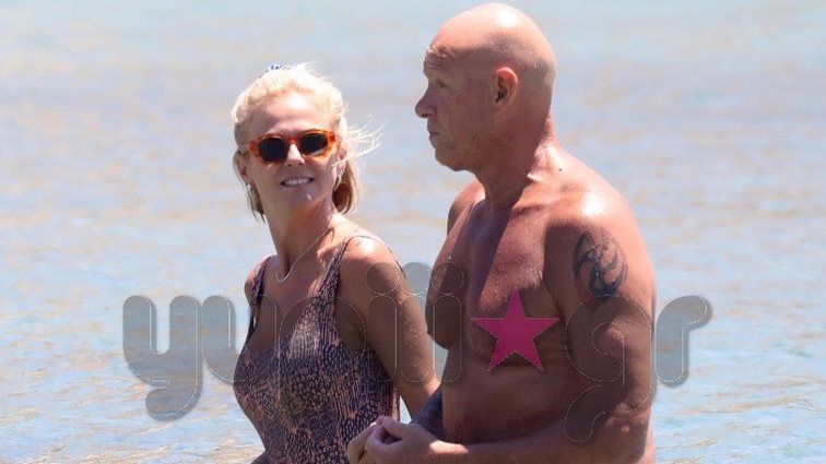 Τζώνη Καλημέρης &amp; Χριστίνα Κοντοβά: Απόδραση για δυο στη Μύκονο! Όλες οι φωτογραφίες