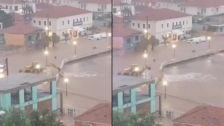 Κακοκαιρία "Μπάλλος": Διέλυσε την Ιθάκη - "Σπάσαμε τα μουράγια στην παραλία για να φύγει το νερό στη θάλασσα" [βίντεο]