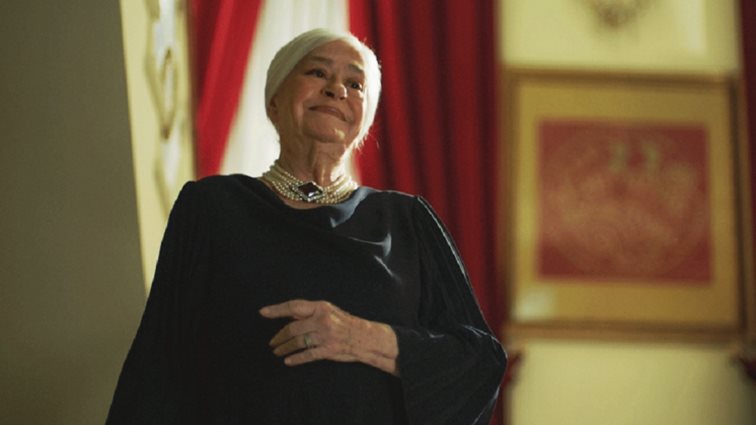 Η Κατερίνα Χέλμη στην τελευταία της τηλεοπτική εμφάνιση