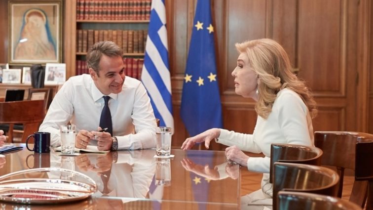 Το &quot;αντίο&quot; του Κυριάκου Μητσοτάκη στη Μαριάννα Βαρδινογιάννη: &quot;Αποχαιρετούμε με σεβασμό μία μεγάλη Ελληνίδα&quot;
