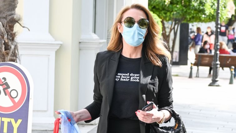 Η Τατιάνα Στεφανίδου για ψώνια στην Κηφισιά