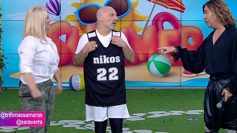 Τρύφωνας Σαμαράς &amp; Χαρά Βέρρα: Η εμφάνιση του πιο viral ζευγαριού του J2US στο «Καλό Μεσημεράκι»