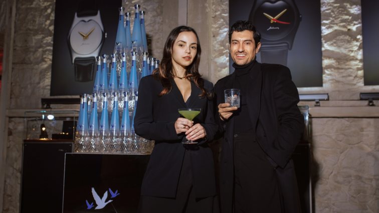 Αργύρης Πανταζάρας &amp; Σίσσυ Τουμάση με την Grey Goose Altius στην παρουσίαση του οίκου Minas