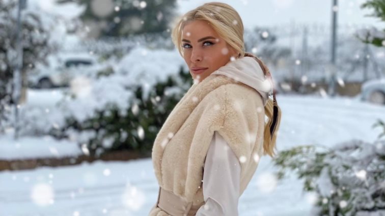 H Κατερίνα Καινούργιου εγκλωβίστηκε στα χιόνια - Τι αναφέρει;