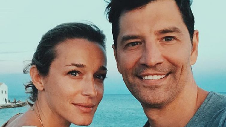 Σάκης Ρουβάς &amp; Κάτια Ζυγούλη: Ποζάρουν με άκρως καλοκαιρινή διάθεση μαζί με τα παιδιά τους