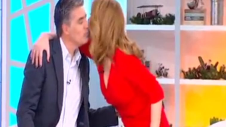 Τατιάνα Στεφανίδου - Νίκος Ευαγγελάτος: Μαζί στον αέρα της εκπομπής της: Video