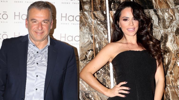 Ο Γιώργος Λιάγκας και η Μαρία Αντωνά σε καλοκαιρινό ραντεβού στην παραλία της Βουλιαγμένης