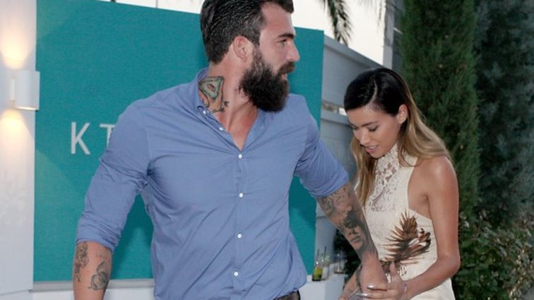 Δημήτρης Αλεξάνδρου &amp; Όλγα Φαρμάκη: Η πρώτη κοινή δημόσια εμφάνιση: Χέρι- χέρι στον γάμο του Μαρακάκη!