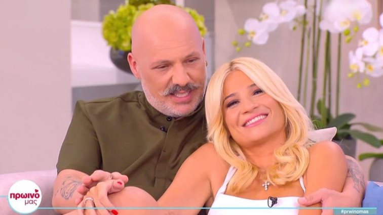 Ο Νίκος Μουτσινάς έκανε "ντου" στο "Πρωινό μας" &amp; υποδέχθηκε τη Φαίη Σκορδά στον ΣΚΑΪ