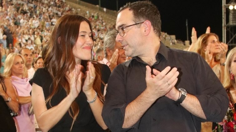 Σπάνια εμφάνιση για τον Θοδωρή Κυριακού με τη σύζυγό του, Δήμητρα Μπιθαρά