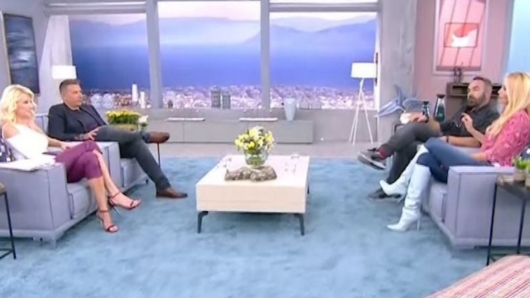 "Το Πρωινό" | Το αμήχανο περιστατικό με τον Γρηγόρη Γκουντάρα &amp; τη Νάταλι Κάκκαβα με αφορμή τον Γιώργο Τσαλίκη