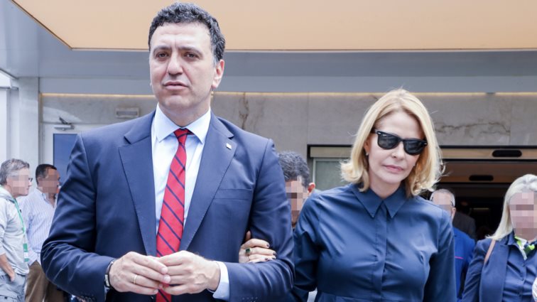 Ευρωεκλογές 2024 | Ψήφισε ο Βασίλης Κικίλιας - Στο πλευρό του η Τζένη Μπαλατσινού