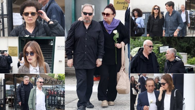 Σε κλίμα συγκίνησης το τελευταίο &quot;αντίο&quot; στην Άννα Παναγιωτοπούλου