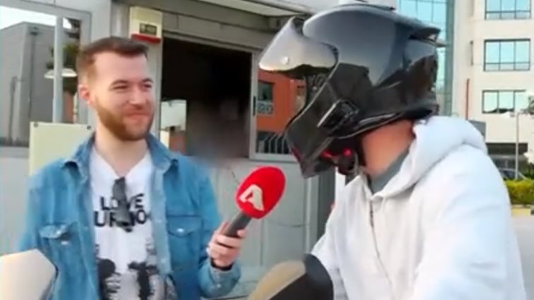 Η πρώτη αντίδραση του Γιώργου Αμούτζα on camera για την φωτιά στο αυτοκίνητό του έξω από το "J2US"