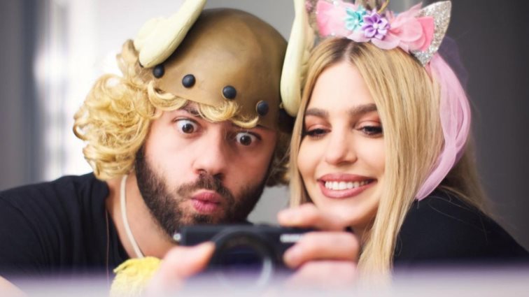 Έτσι ο Πέτρος Πυλαρινός ευχήθηκε χρόνια πολλά στη Βάλια Χατζηθεοδώρου