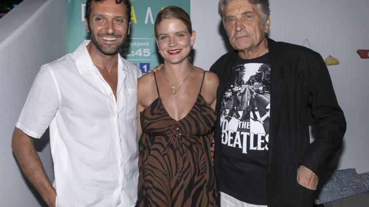 To πάρτι για την &quot;Παραλία&quot; της ΕΡΤ1 - Η εγκυμονούσα Δανάη Μιχαλάκη &amp; όλοι οι πρωταγωνιστές