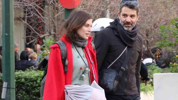 Πέτρος Λαγούτης &amp; Μάρθα Λαμπίρη- Φεντόρουφ στις πρώτες κοινές φωτογραφίες