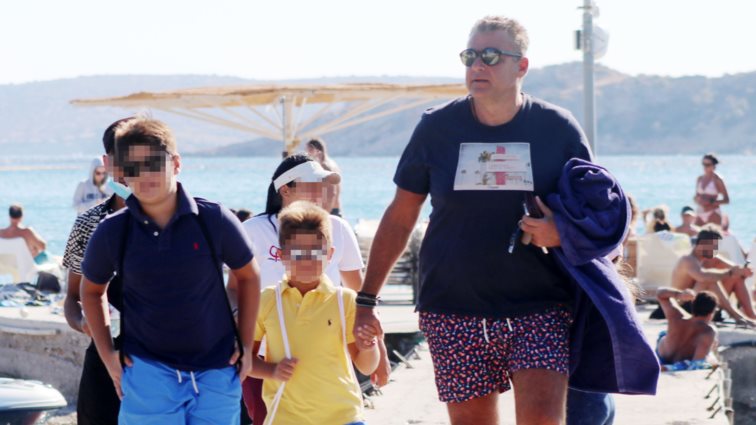 Γιώργος Λιάγκας | Οι βουτιές με τους γιους του συνεχίζονται