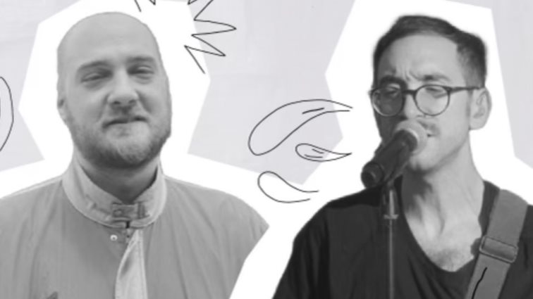 Κωνσταντίνος Πετρόπουλος και Ιάσονας Καφετζής στη σκηνή του ΙΛΙΟΝ Plus