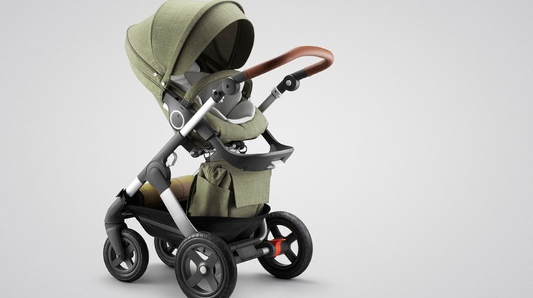 Stokke Trailz Nordic Green Seat front 160505-04