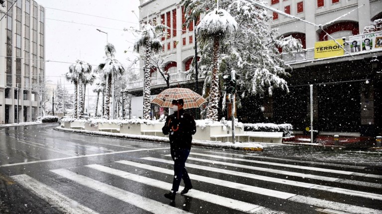 Χιόνι στην Αθήνα