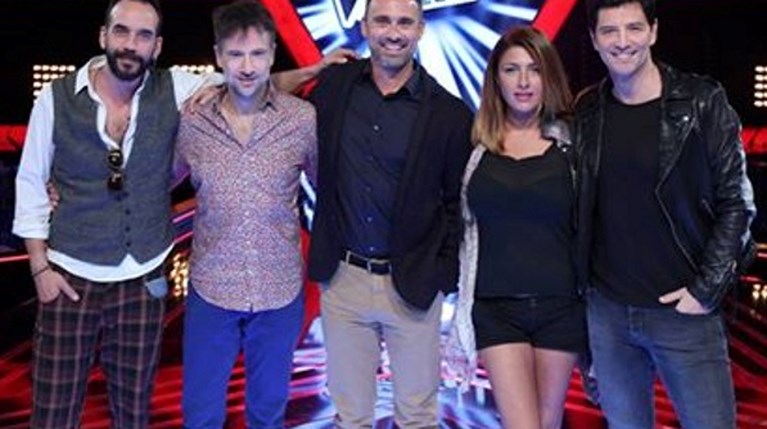 The Voice RNew - Πάνος Μουζουράκης, Γιώργος Καπουτζίδης, Κωστής Μαραβέγιας, Έλενα Παπαρίζου, Σάκης Ρουβάς