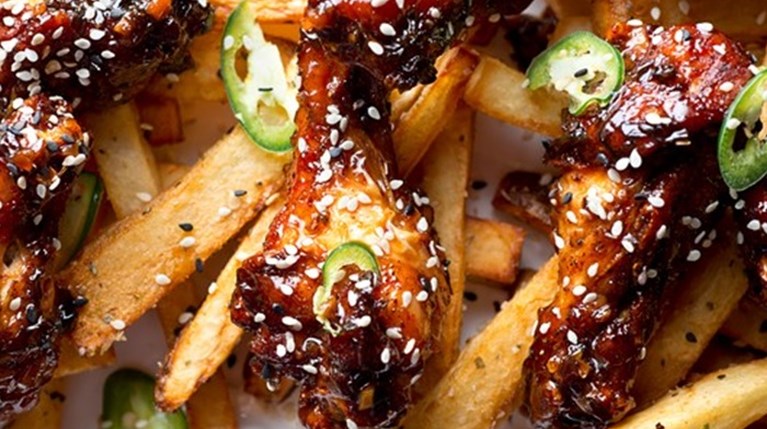 Κοτόπουλο με Μέλι και Σουσάμι