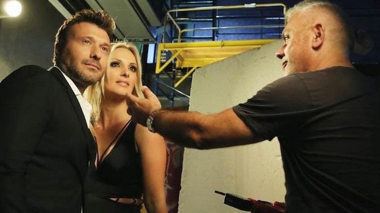 Backstage με τον Γιάννη Πλούταρχο και την Πέγκυ Ζήνα (1)