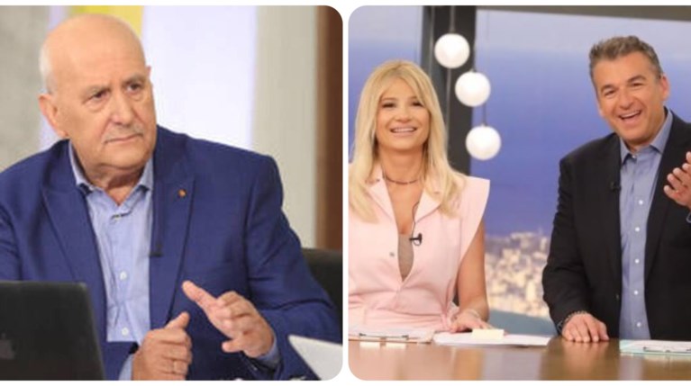 Ο Γιώργος Παπαδάκης, η Φαίη Σκορδά και ο Γιώργος Λιάγκας