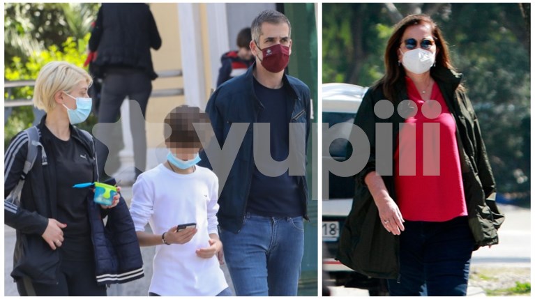 Η οικογένεια Μπακογιάννη σε χαλαρές στιγμές