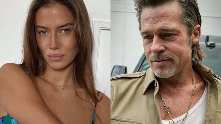 Brad Pitt & Nicole Poturalski