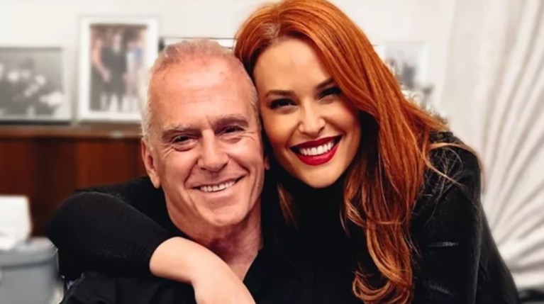 Σίσσυ Χρηστίδου με τον πατέρα της