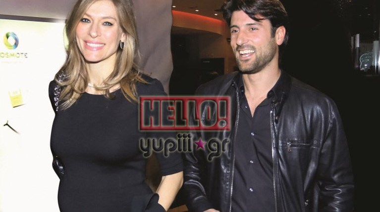 HELLO - Η εγκυμονούσα Ζέτα Δούκα και ο Μιχάλης Χατζαντωνάς (2)
