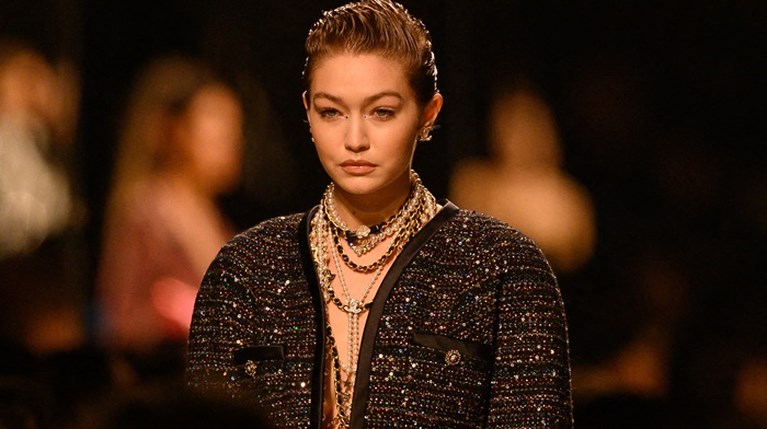 Gigi Hadid walks the runway during the Chanel Metiers d'art 2019-2020 show