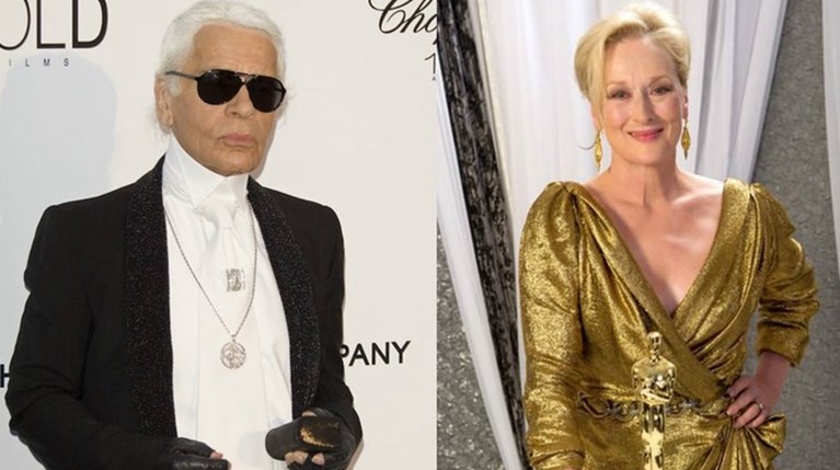 Karl Lagerfeld - Meryl Streep