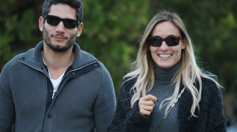 Ελεονώρα Μελέτη & Βύρων Βασιλειάδης - Καθημερινή βόλτα στη Γλυφάδα (2)