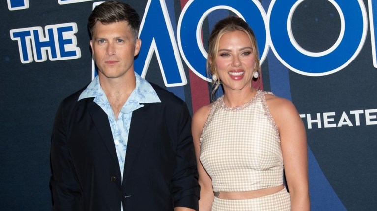 Scarlett Johansson & Colin Jost