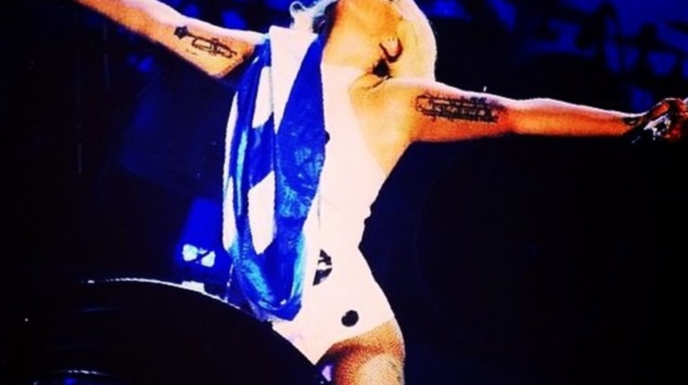H Lady Gaga στην Αθήνα