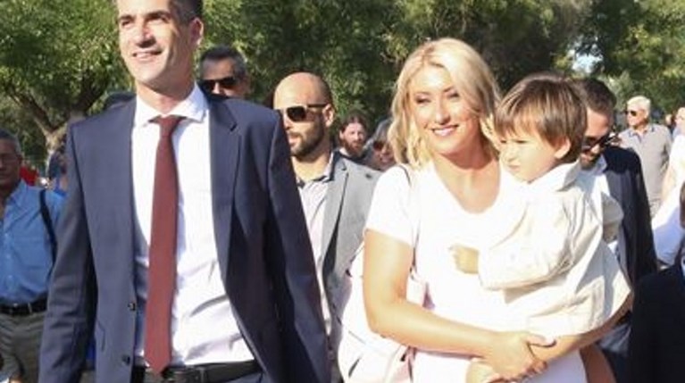 Κώστας Μπακογιάννης με τη Σία Κοσιώνη