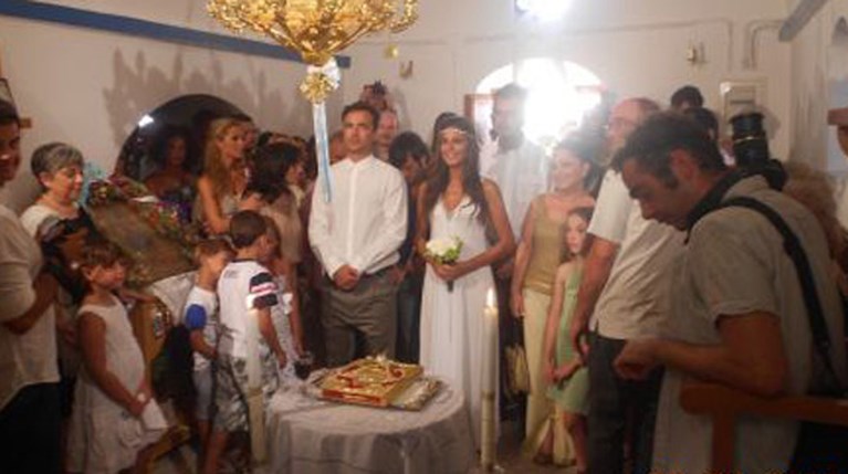 Κατερίνα Παπουτσάκη- Παναγιώτης Πιλαφάς- φωτογραφίες από τον γάμο τους (2)