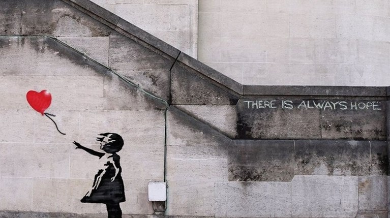 Το κορίτσι με το κόκκινο μπαλόνι του Banksy